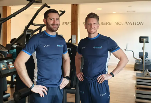 Oliver Kreitzer und Christoph Burgstaller vom ENERGYM Einsiedl. | Foto: Christian Nowotny