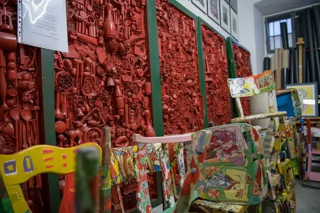 Ein Ausschnitt aus Philomena Pichler`s Atelier in Wien. | Foto: www.philomena-pichler.com