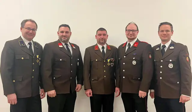 Frischer Wind und neue Energie prägen das Kommando der FF Röschitz für die kommenden Jahre. | Foto: FF Röschitz