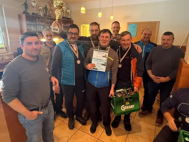 Die FF Würmlach freute sich über den ersten Platz | Foto: FF Grafendorf-Gundersheim