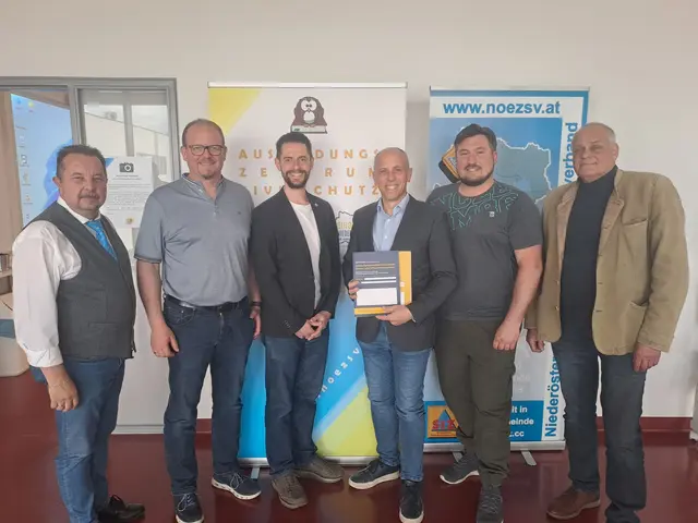 Die Gemeindevertreter bei der Blackout-Schulung. | Foto: Marktgemeinde Fels am Wagram