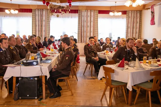 Im Gasthaus Treitlerwirt fand die 140. Wehrversammlung der FF Mooskirchen statt. | Foto: FF Mooskirchen