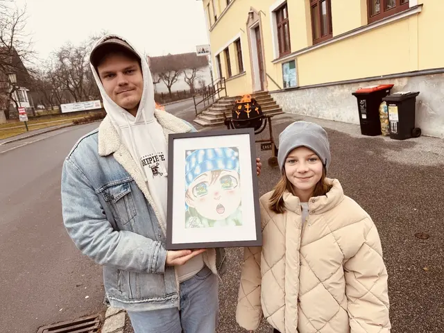 Der Stinatzer Künstler Ruben Grandits ließ eines seiner Bilder versteigern. | Foto: ACe Stinatz