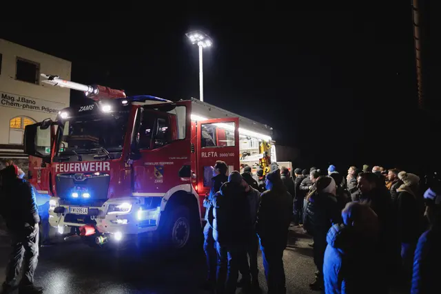 Der neue Tankwagen RLFT 3000 wurde im Dezember geliefert.  | Foto: Gemeinde Zams 