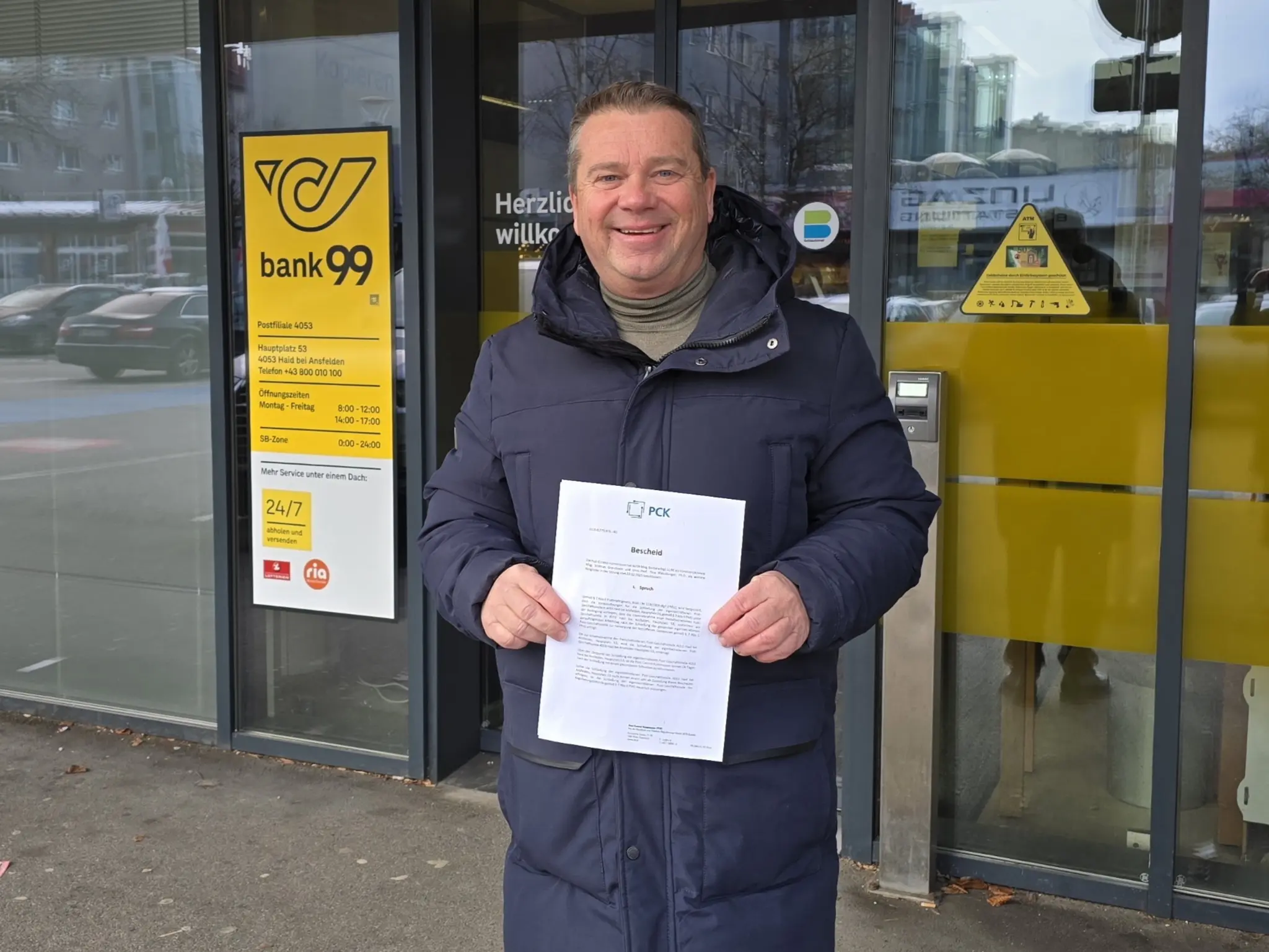 Aufatmen in Ansfelden: Postfiliale Haid darf voerst nicht schließen – ...