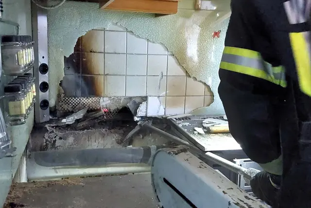 Folgen des Küchenbrands | Foto: FF Waidhofen/Thaya
