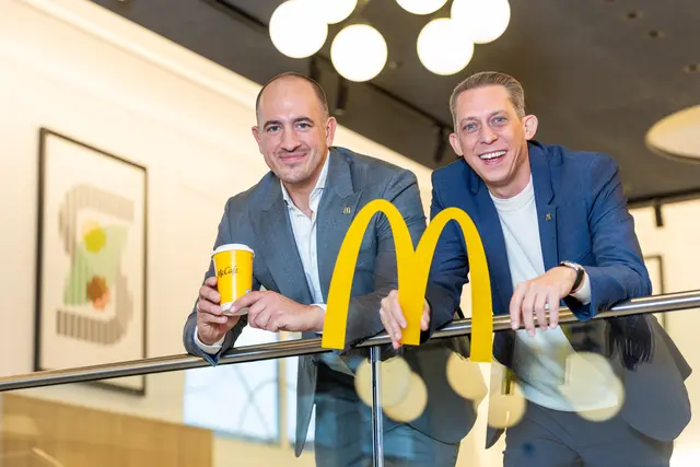 Die Unternehmer Davor Vrljic (li) und Norbert Deutsch. | Foto:  McDonald's Österreich
