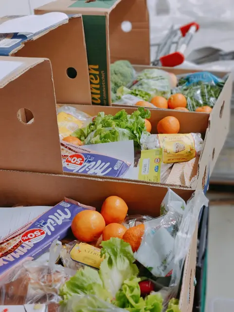 Gerettete Lebensmittel aus Supermärkten, Gärten und von Feldern | Foto: Verein Together