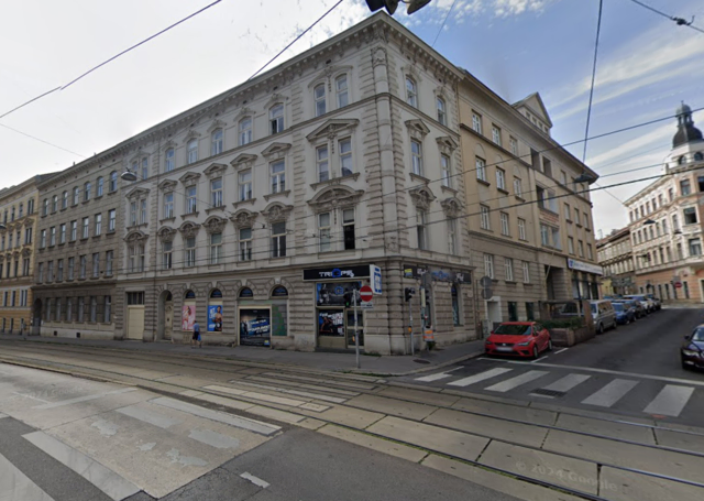 Donnerstagfrüh wurde ein Fußgänger beim Überqueren der Fahrbahn, hier im 17. Bezirk, von einer Straßenbahn erfasst. Dabei wurde der Mann schwer verletzt. (Archiv) | Foto: Screenshot Google Maps