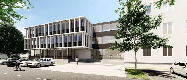 Der Zubau soll bis 2027 fertiggestellt werden.  | Foto: Architekturbüro Gegenhuber