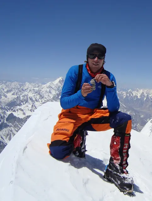 Hans Wenzl am Gasherbrum  | Foto: Privat