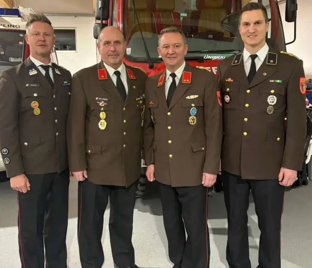 Das Feuerwehrkommando Döppling. | Foto: Freiwillige Feuerwehr Ternitz-Döppling