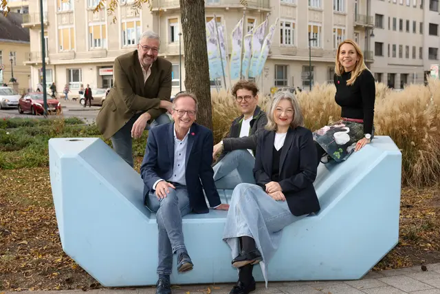 Neos Baden laden zum Workshop. : Fink, Hofer-Gruber, Leitner, Auinger-Oberzaucher, Fritz . | Foto: Katharina Schiffl
