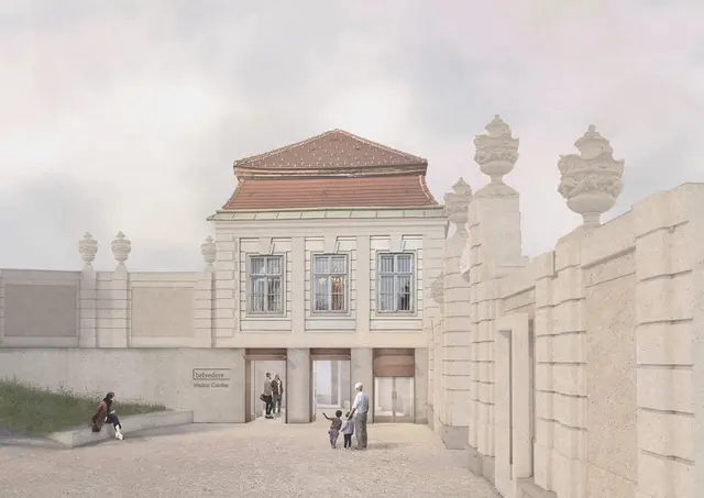 Im Jahr 2027 sollen die Arbeiten für das neue Visitor Center starten. (Visualisierung) | Foto: epps Ploder Simon ZT GmbH