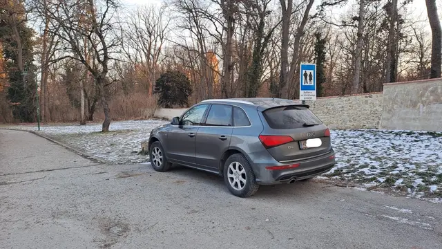 Mitten in der Fußgängerzone hat ein Audi-Fahrer scheinbar das Halteverbot vergessen. | Foto: Markus Kahrer