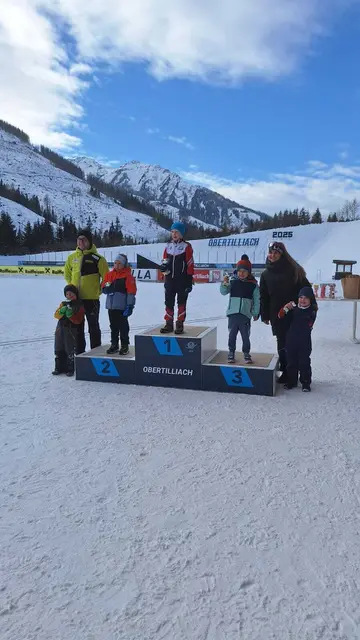 Erster Platz in Obertilliach: Lamprecht Felix | Foto: Langlaufarena Pirkdorf