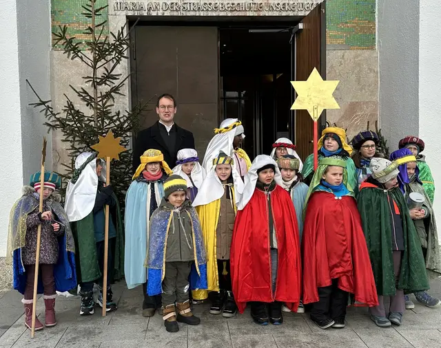 Die Pfandler Sternsinger waren auch heuer wieder unterwegs. | Foto: Pfarre Pfandl