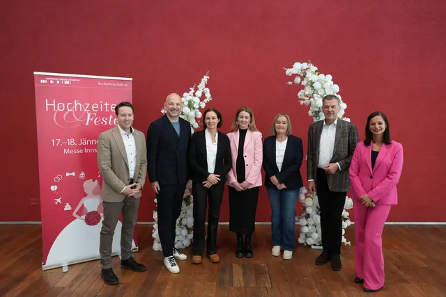 Die Hochzeiten &amp; Feste 2026 in der Messe Innsbruck von 17. bis 18. Jänner bietet alles rund um die perfekte Traumhochzeit. | Foto: Congress Messe Innsbruck