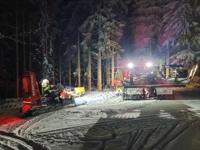 Die Feuerwehr, die Bergrettung und das Rote Kreuz waren im Einsatz. | Foto: Bergrettung Böhmerwald
