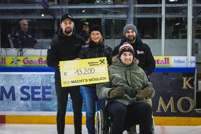 Die Spende wurde an Corin Konradsheim übergeben. | Foto: EKZ/Radlwimmer