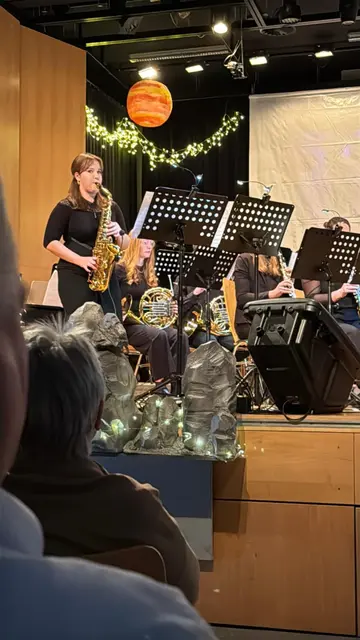 Solistin auf dem Saxophon Valentina Scherrer | Foto: MV Pfarrkirchen