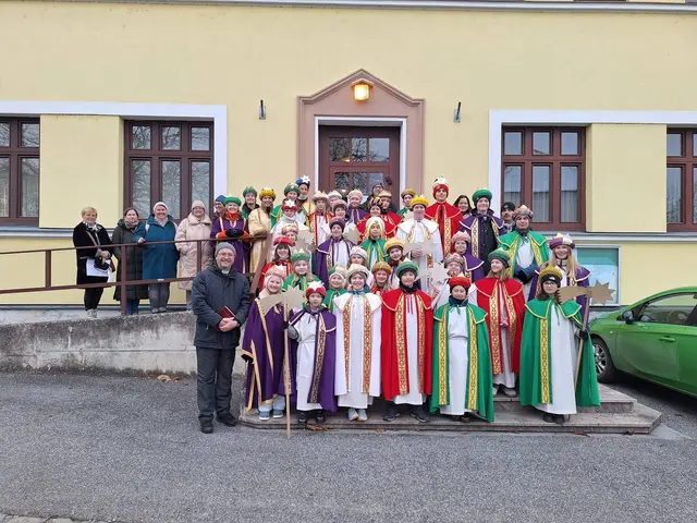 Die Sternsingerschar von Stinatz/Stinjaki. | Foto: Gemeinde Stinatz
