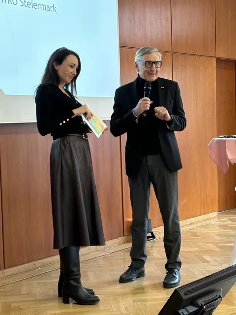 WKO-Präsident war mit viel Optimismus im Gepäck nach Bruck gekommen.