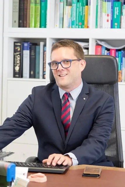 Dr. Gregor Fischer hält den Vortrag. | Foto: Fischer