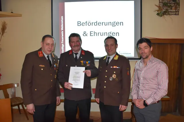 40-jährige Feuerwehr-Dienstmedaille: Franz Buchinger 