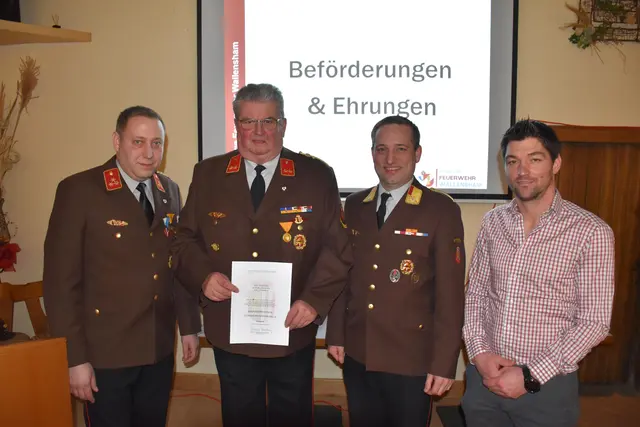 50-jährige Feuerwehr-Dienstmedaille: Felix Stöckl 