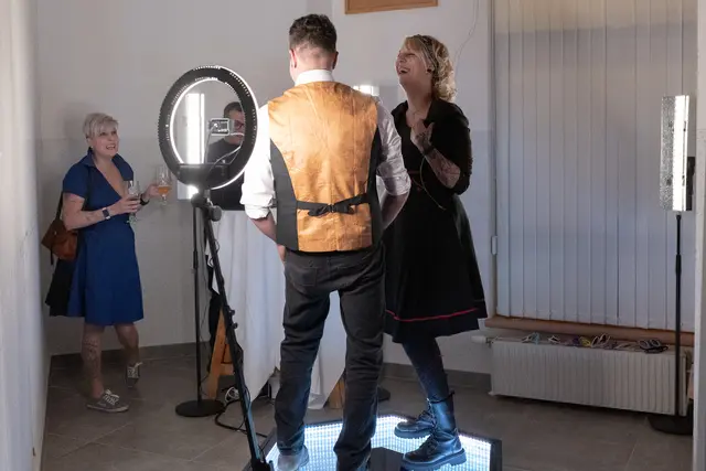 Foto-Action im Foyer. | Foto: Santrucek