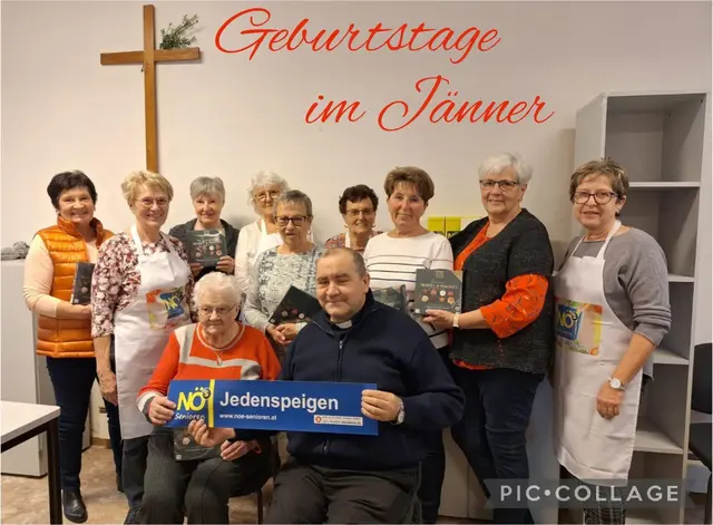 Die Geburtstage im Jänner 
Frau Epp Barbara, Fr. Schneider Elisabeth.
Fr. Soucek Ernestine, Fr. Pribitzer Christine
 Obfrau Hofstetter Gertrude und ihre Zwillingsschwester Lotterstätter Alosia | Foto: Hofstetter Gertrude