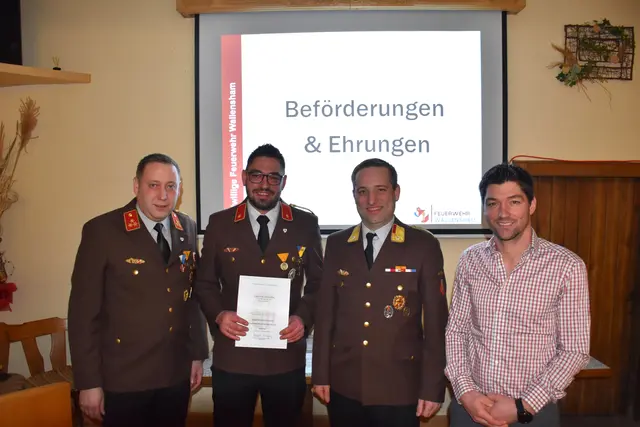 25-jährige Feuerwehr-Dienstmedaille: Sebastian Weishäupl