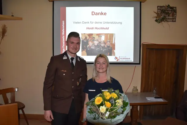 Dank und Anerkennung für besonderes Engagement (Heidi Hochhold) in der Jugendarbeit