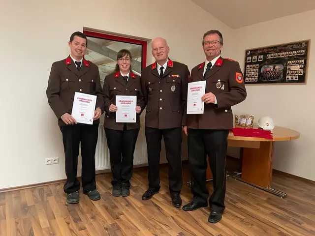 Motiviert zeigte sich das neu gewählte Kommando. | Foto: FF Rutzendorf