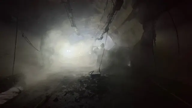 Lkw-Brand im Brentenbergtunnel  | Foto: FFW Golling