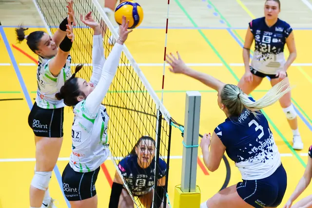 Iva Papac (Nr. 3) war bei den Erzbergmadln in starker Form. | Foto: GEPA pictures/James Doak