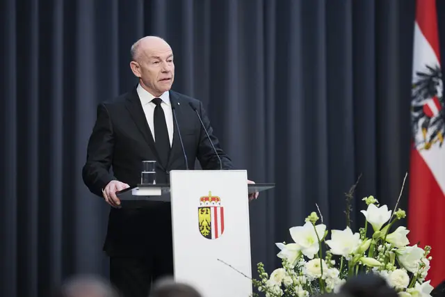 Landtagspräsident Max Hiegelsberger: „Josef Ratzenböck hat die Entwicklung des Landes Oberösterreich zu einem selbstbewussten, erfolgreichen und lebenswerten Bundesland vorangetrieben.“ | Foto: Land OÖ/Peter Mayr