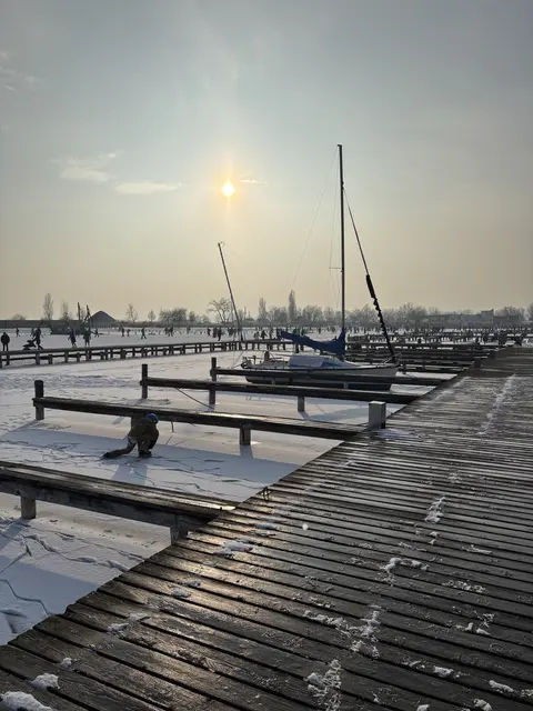 Idyllische Winterszenen am See | Foto: Franz Tscheinig/MeinBezirk Burgenland