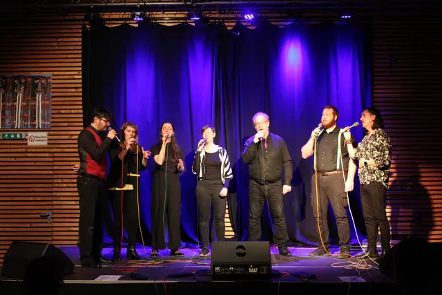 Im Weinwerk Burgenland sorgte die A-Capella Gruppe Bandwich für ein abwechslungsreiches Programm. 