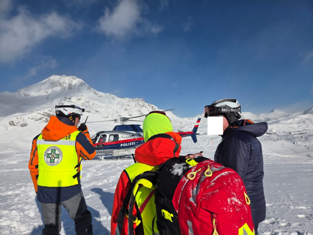 Einsatz Polizeihubschrauber Libelle | Foto: Bergrettung Obertauern