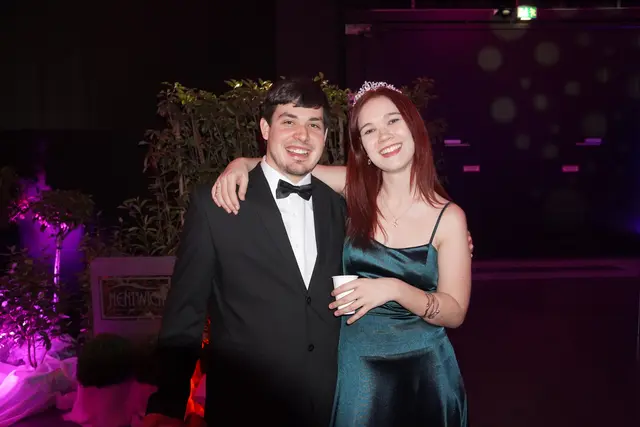 Ein Tanzpaar bei einer Tanzpause. | Foto: Michael Berger