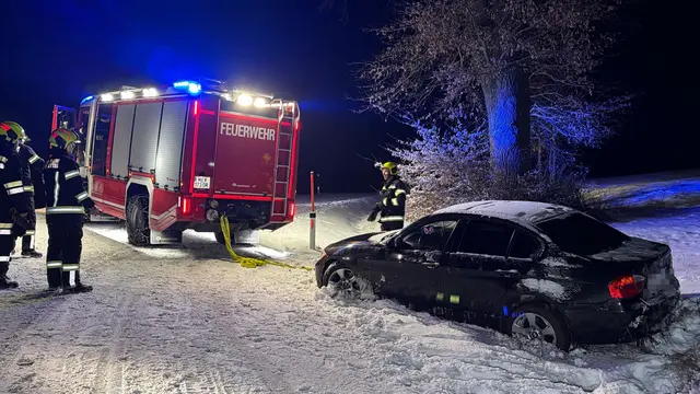 Der Pkw kam im Gemeindegebiet von Artstetten im Straßengraben zum Stillstand. | Foto: DOKU-NÖ