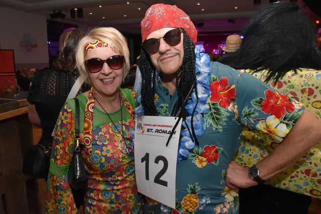 Christina und Hubert als Duo Flower Power | Foto: Alois Braid / zema.medien.de