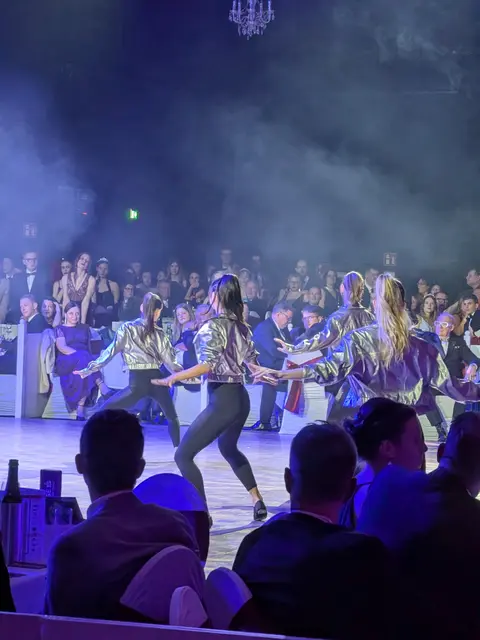 Zahlreiche Besucher und Zuseher bei der Mitternachtseinlage des Europaballets St. Pölten.  | Foto: Michael Berger