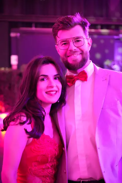 Paul und Borana. Ein motiviertes Paar am Tanzabend. | Foto: Michael Berger