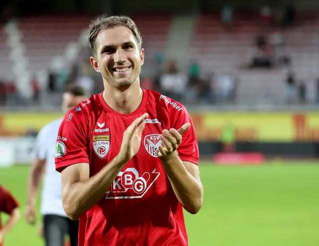 Danke Matthias Puschl: Der langjährige Spieler und Trainer von KSV 1919 wechselt zum GAK. | Foto: GEPA pictures