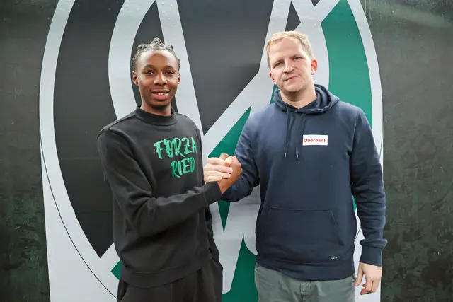 Evan Eghosa Aisowieren und Wolfgang Fiala. | Foto: SVR/Schröckelsberger