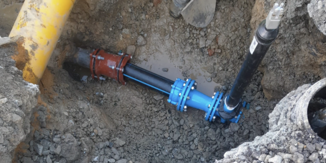 Ein Wasserrohrbruch im Mariahilfpark 1. | Foto: Stadtgemeinde Horn (Symbolfoto)