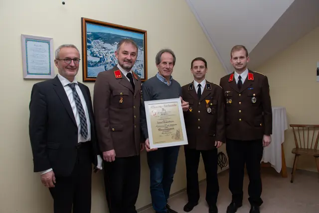 Josef Brandner wurde im Rahmen der Veranstaltung zum Ehrenmitglied ernannt. | Foto: Bernhard Palt